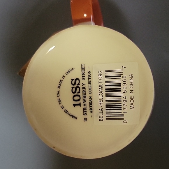 NWT Hello Autum coffee mug. Color white and pink and orange. - Picture 5 of 5